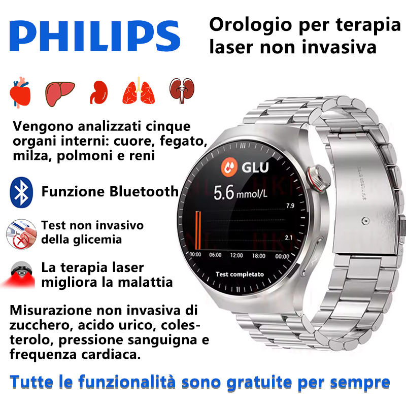 🥇Orologio per trattamenti laser intelligenti Philips (scansione del corpo intero)