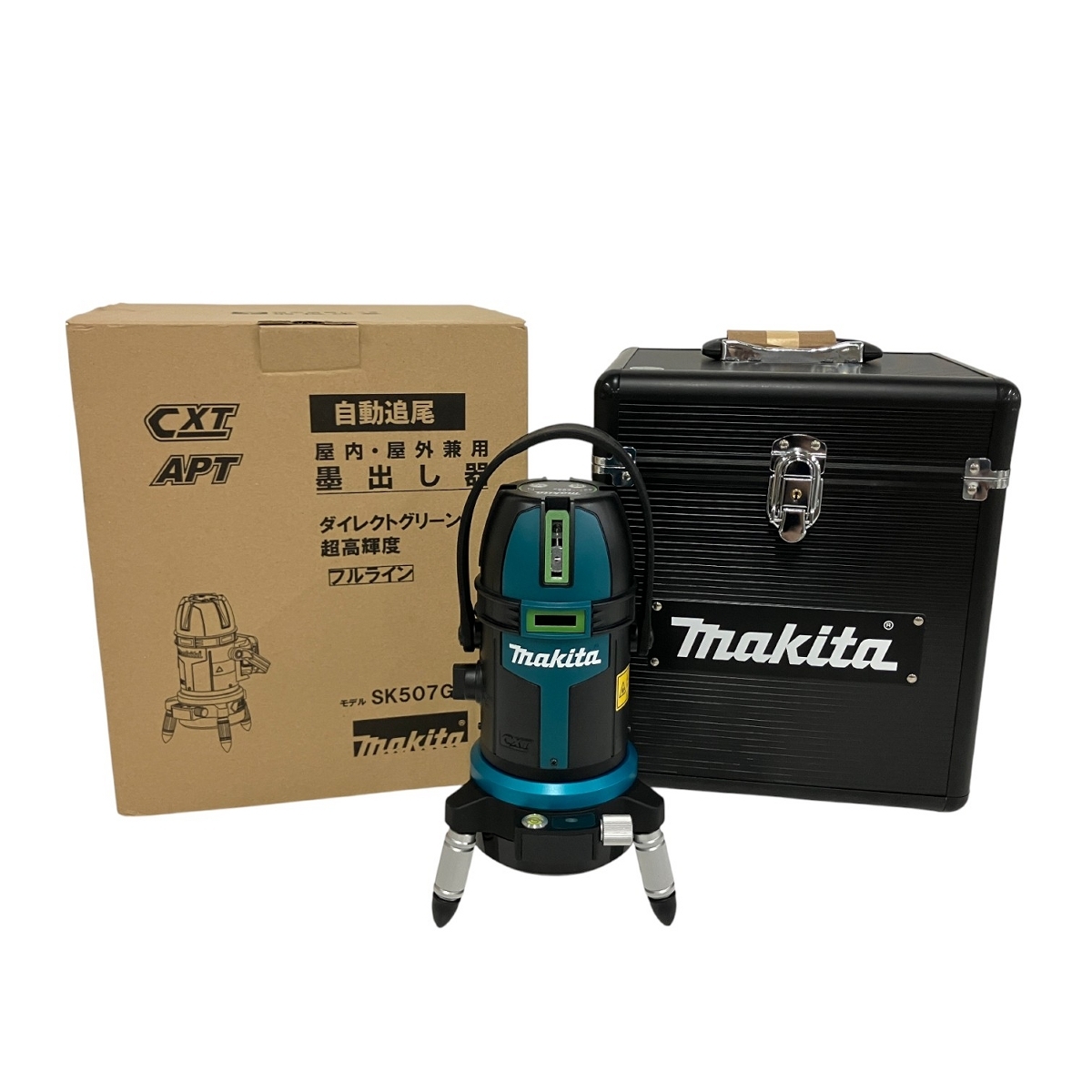 💪【マキタ】 充電式トラッキングレーザーレベル SK507GDZN