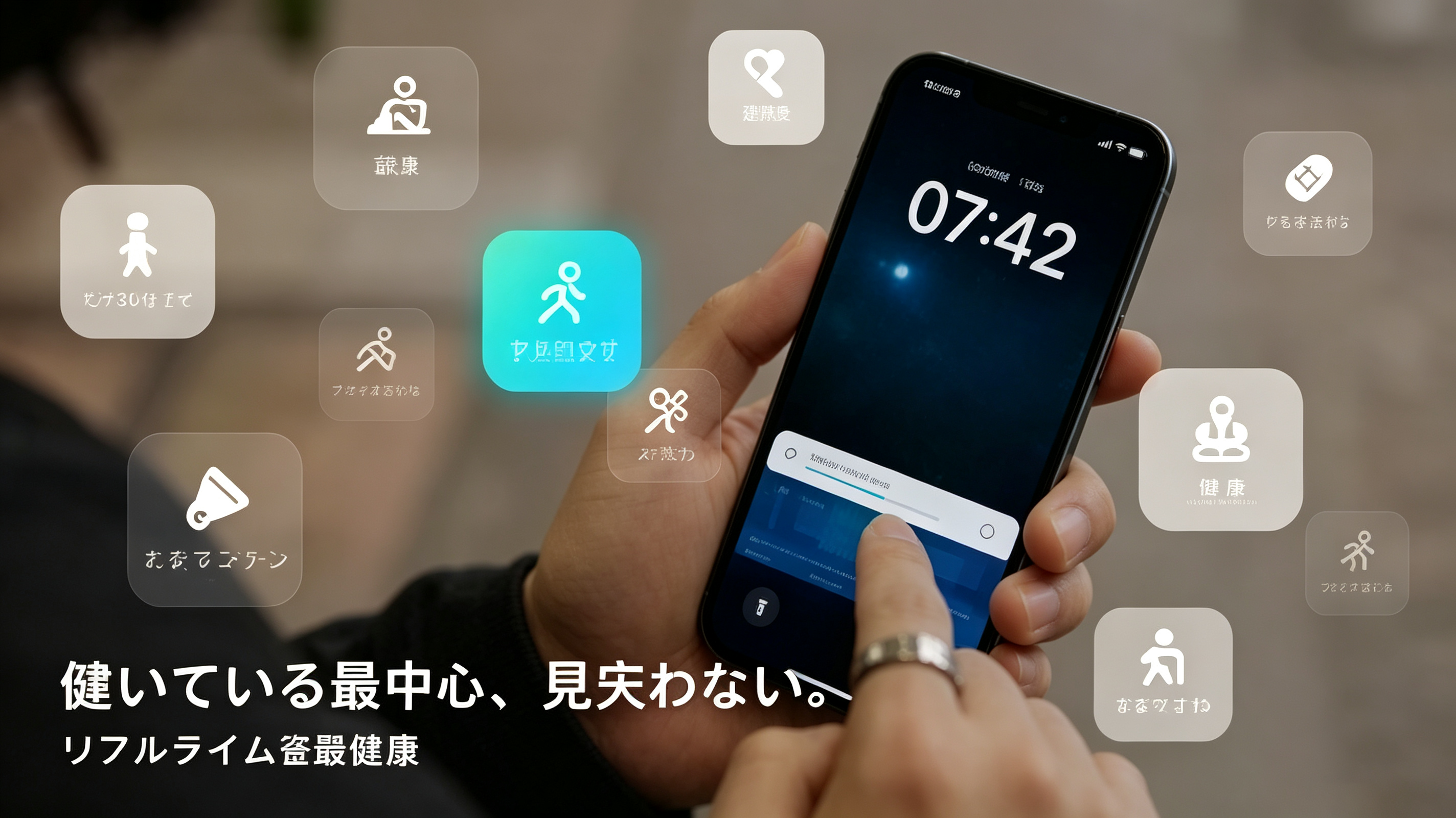 健康管理も、デバイス操作も。指先ひとつで叶える、オールインワンAIスマートリング