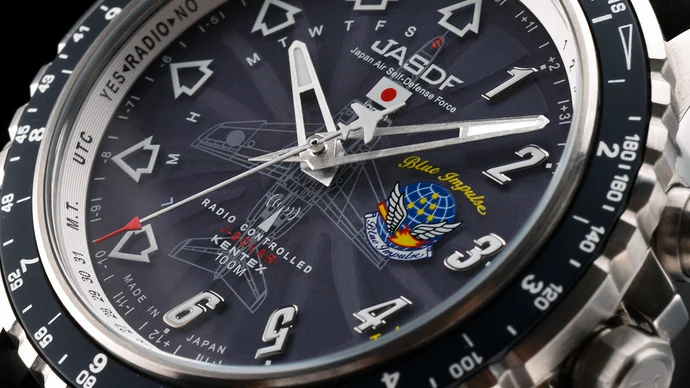 👊【 ブルーインパルス 日本製電波ソーラー】任務を支える確かな信頼。限定３００本。
