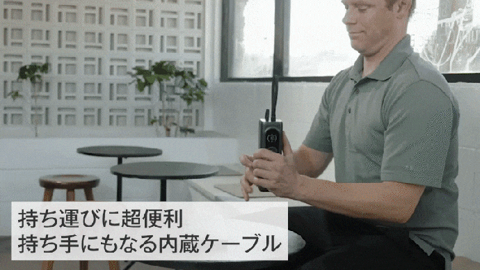 ⚡【高出力×大容量なのに軽量】スマホやPCも同時充電ができるポータブル次世代電源