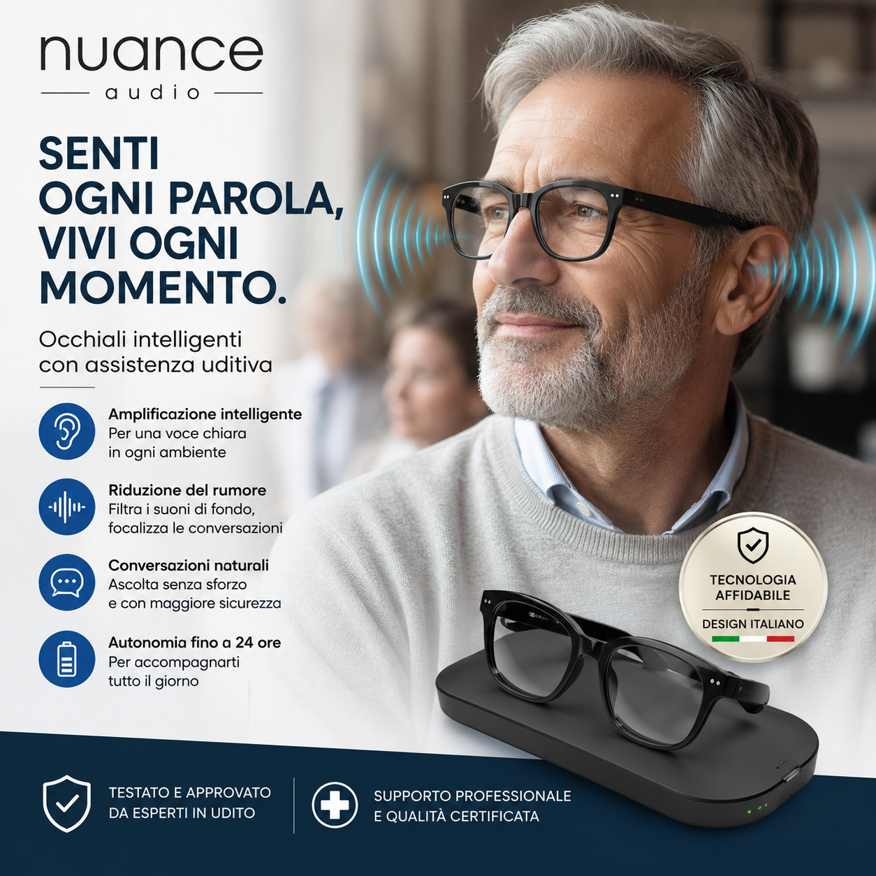🕶Nuova soluzione invisibile per apparecchi acustici🔊