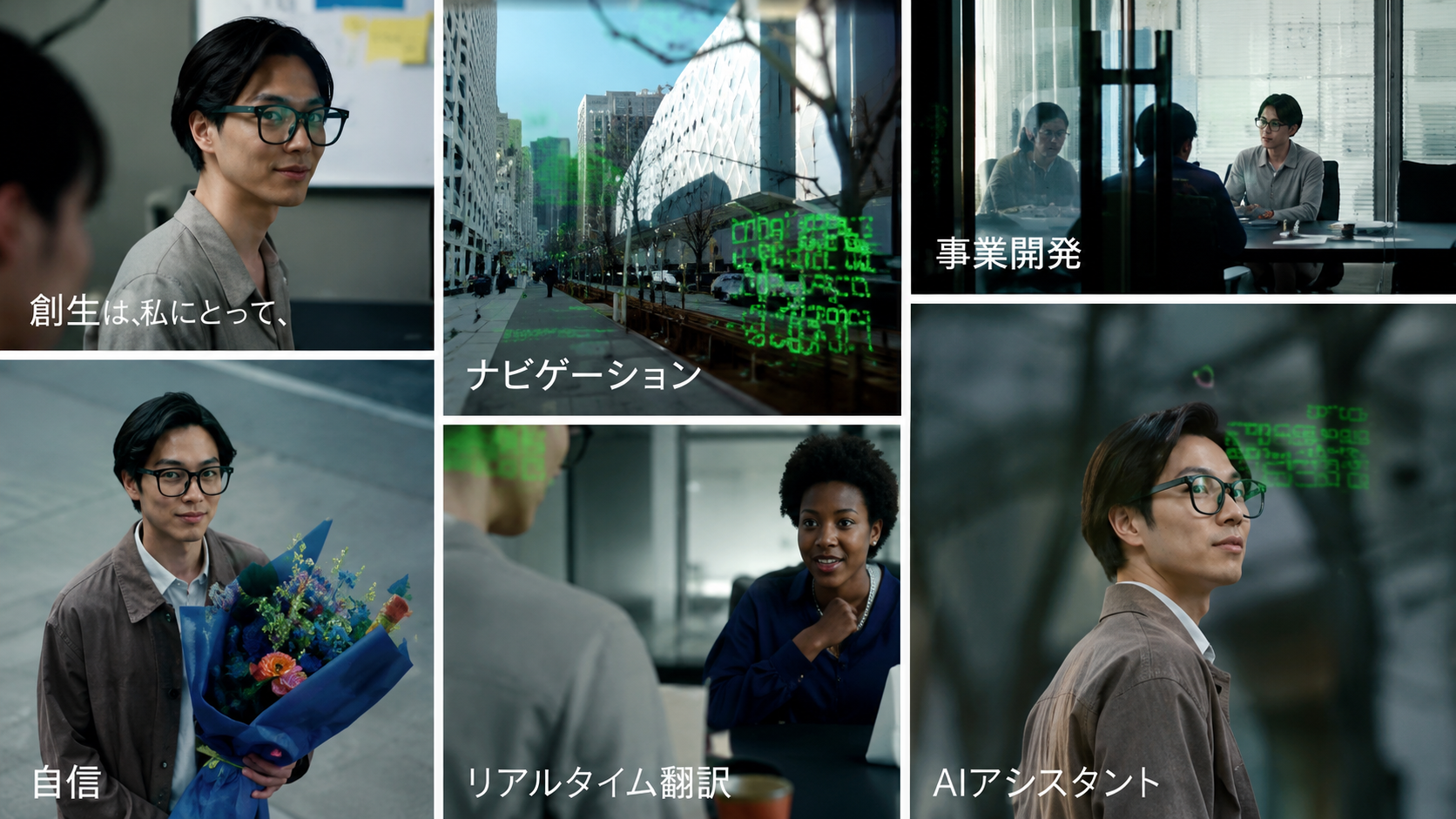 💪翻訳・議事録・原稿表示・AI機能｜鯖江生まれの次世代スマート眼鏡「SABERA」