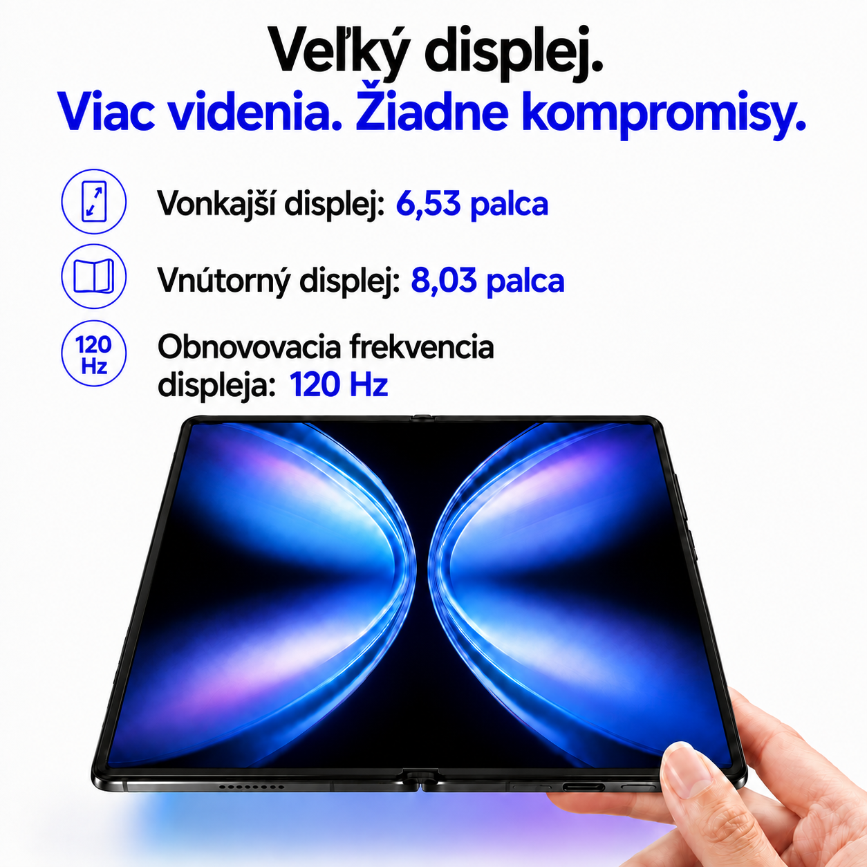 💥Skládací smartphone vivo X Fold 5 je poháněn procesorem Snapdragon 8gen3, podporuje Super NFC a je vybaven 200megapixelovým trojitým fotoaparátem Zeiss.