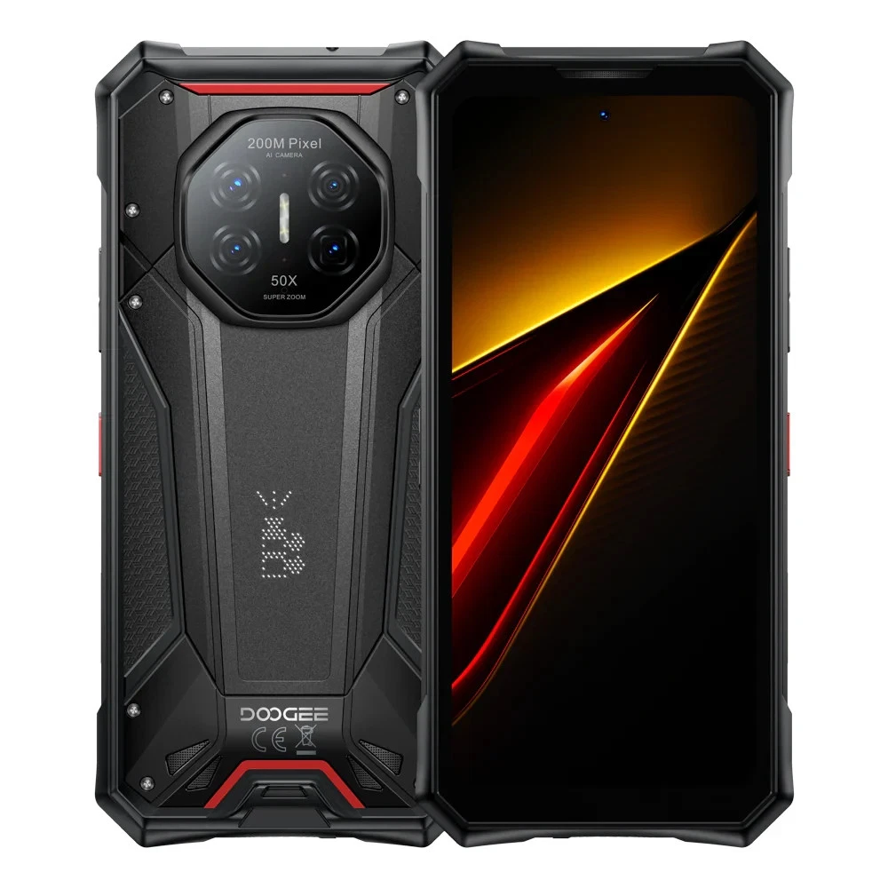 🔥 Robustni telefon DOOGEE S300Plus 5G s termovizijo (48 GB + 1 TB, Android 16, 22000 mAh, NFC, funkcije umetne inteligence)