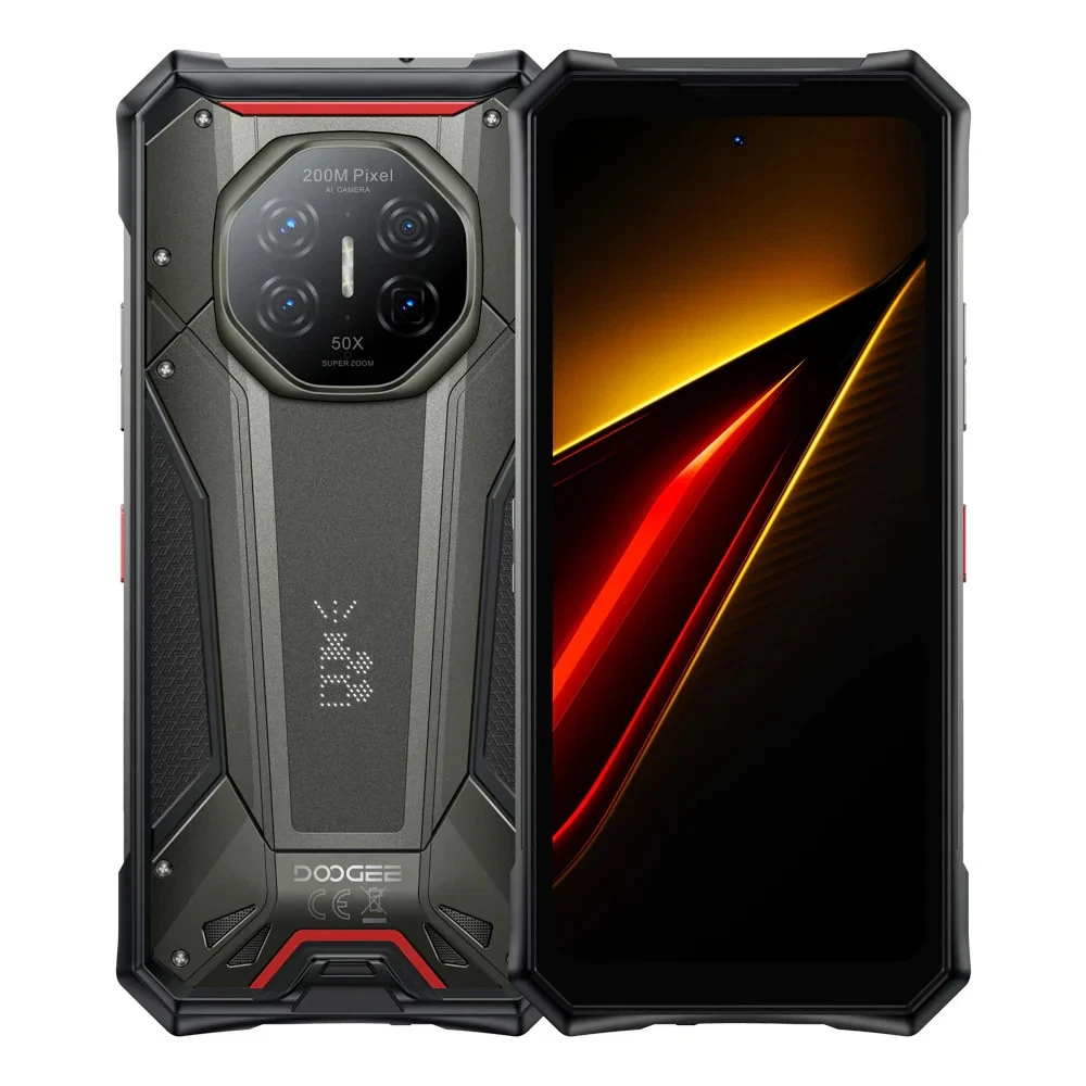 🔥 Robustni telefon DOOGEE S300Plus 5G s termovizijo (48 GB + 1 TB, Android 16, 22000 mAh, NFC, funkcije umetne inteligence)