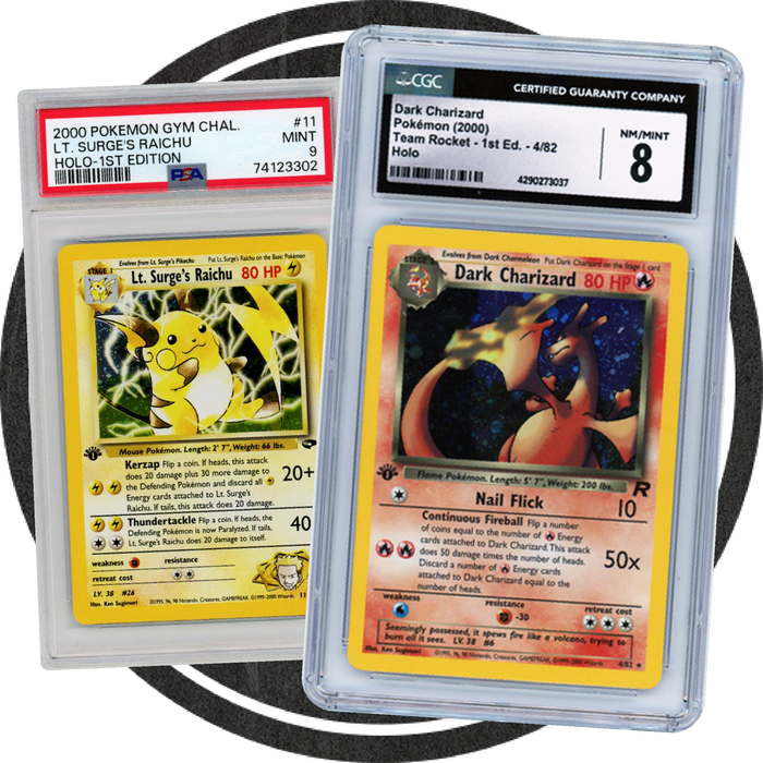 Vintage Graded Pokémon Slabs