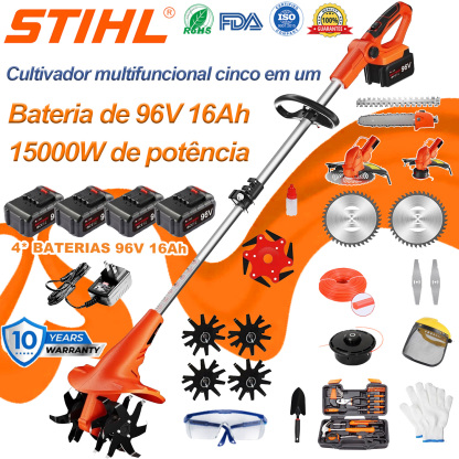  Charrua multifunções com bateria de lítio 5 em 1 STIHL