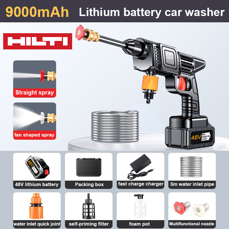 Hilti brand lithium battery high pressure car washing machine