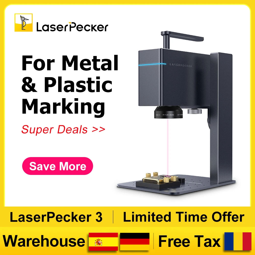 Laserpecker Metal and Plastic Laser Engraver LP3 Portable Laser Engraving