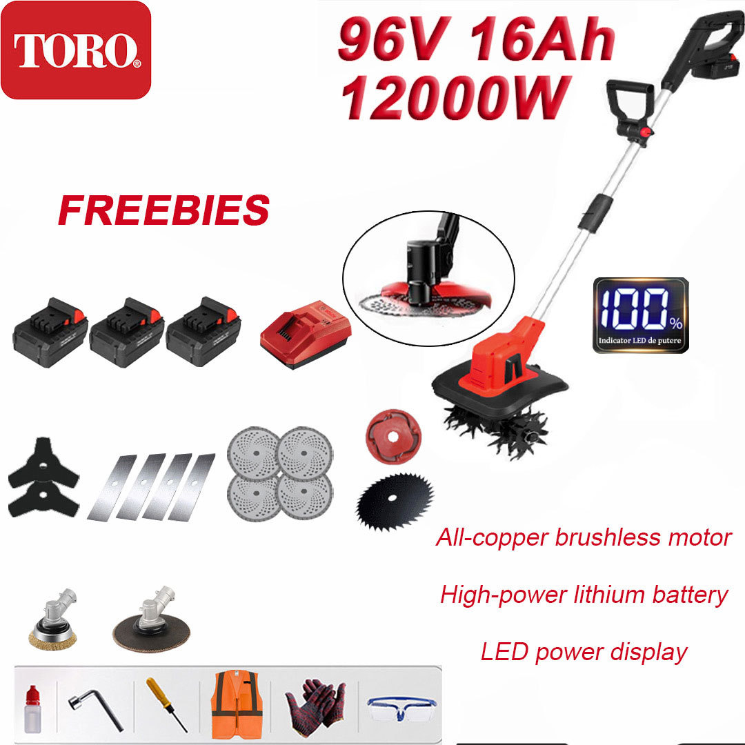TOR0 Multi-function brushless lawn mower/ploughing machine/rust remover