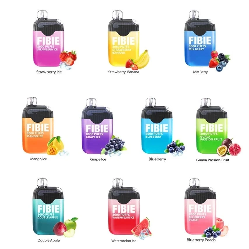 FIBIE 8000 Disposable E-Cigarette Sticks (15 Flavor Series)