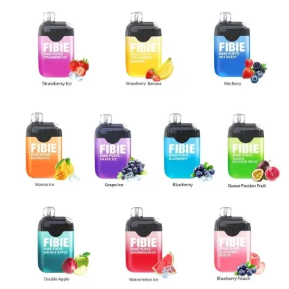 FIBIE 8000 Disposable E-Cigarette Sticks (15 Flavor Series)