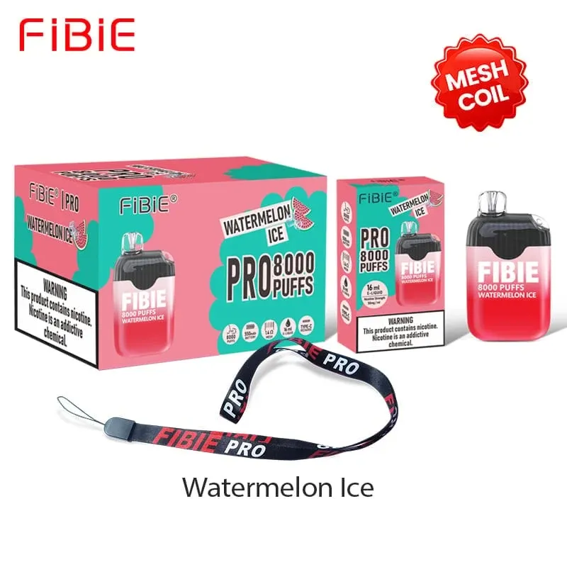 FIBIE 8000 Disposable E-Cigarette Sticks (15 Flavor Series)