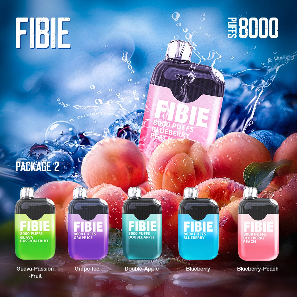 FIBIE 8000 Disposable E-Cigarette Sticks (15 Flavor Series)