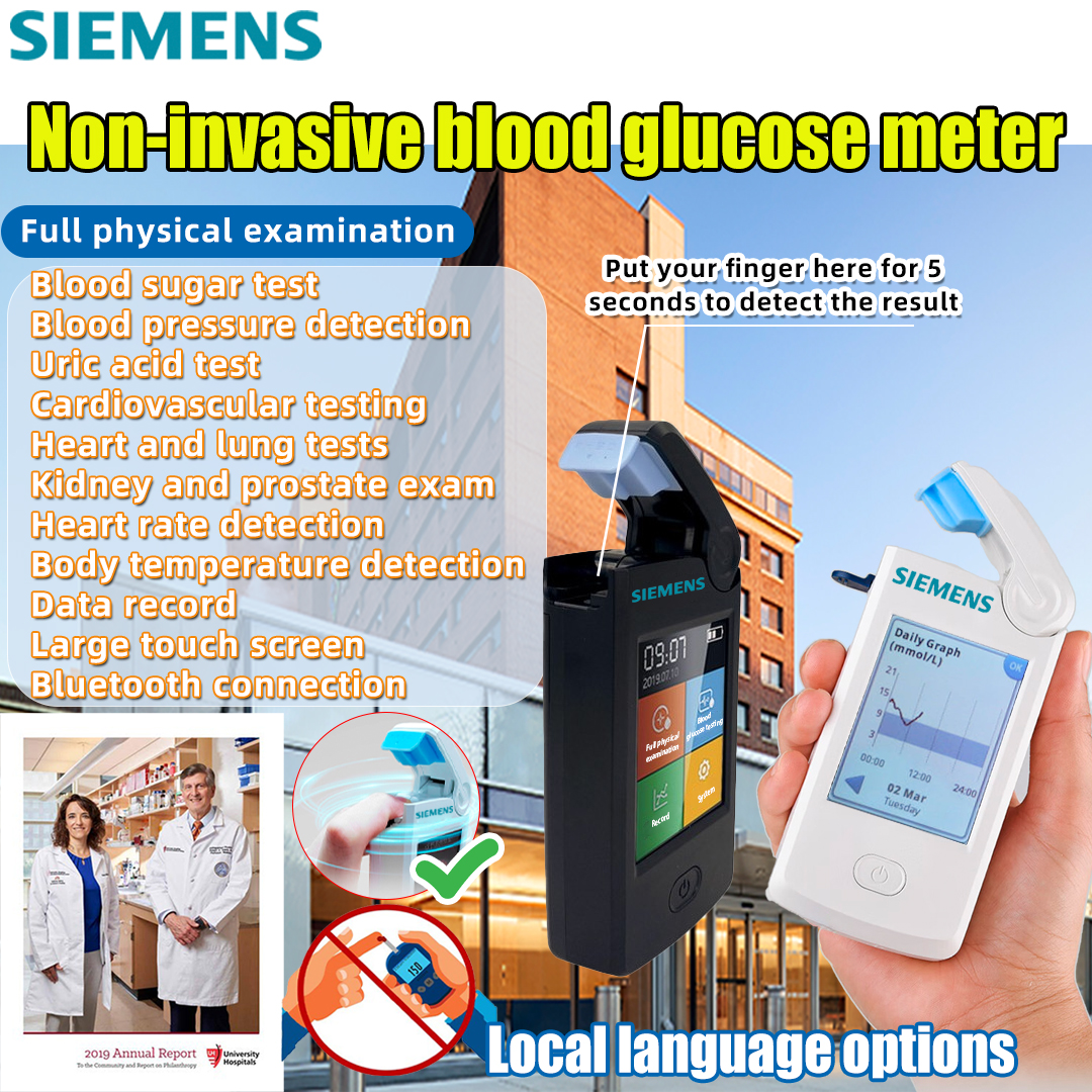 Siemens painless and non-invasive blood glucose meter