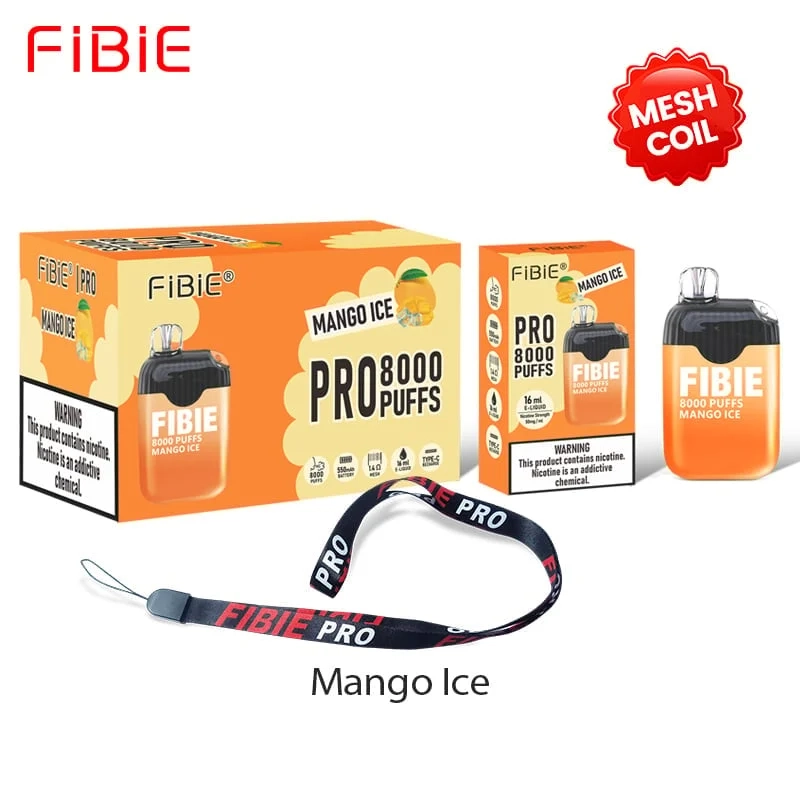 FIBIE 8000 Disposable E-Cigarette Sticks (15 Flavor Series)