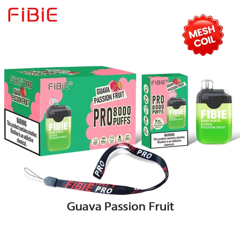 FIBIE 8000 Disposable E-Cigarette Sticks (15 Flavor Series)