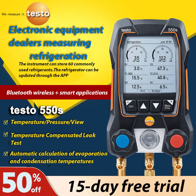 Testo550S/557S air conditioning pressure gauge car differential pressure gauge
