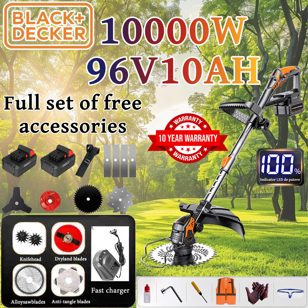 BLACK DECKER Portable Lawn Mower with Plowing Function