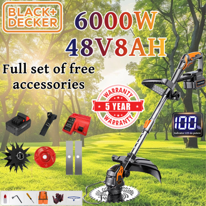 BLACK DECKER Portable Lawn Mower with Plowing Function