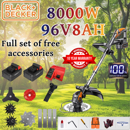BLACK DECKER Portable Lawn Mower with Plowing Function