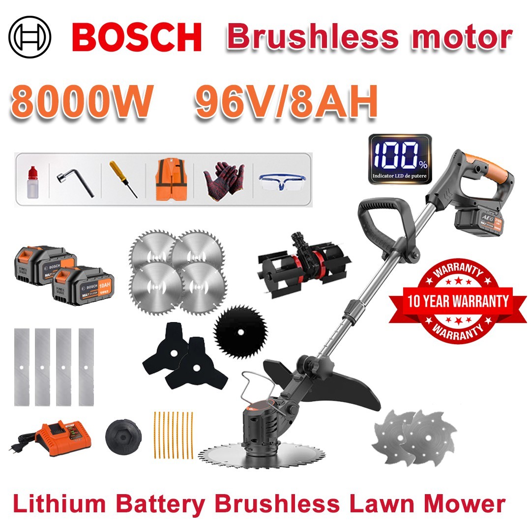 [Bosch] Brushless electric lawn mower, household multifunctional lawn mower