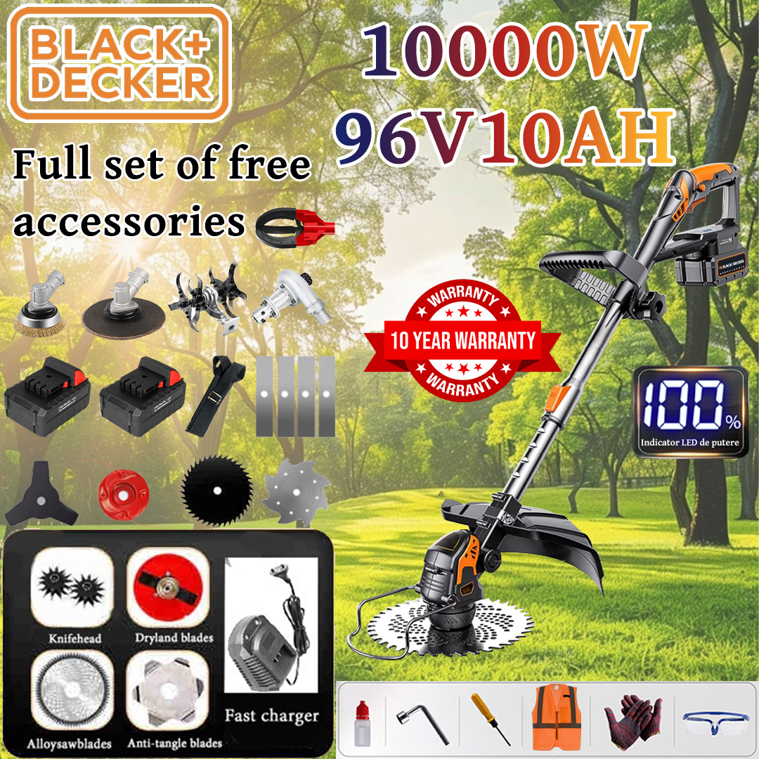 BLACK DECKER Portable Lawn Mower with Plowing Function