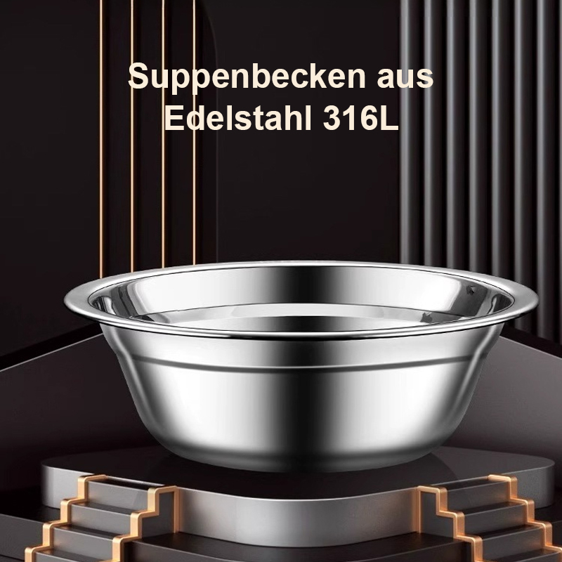 Reisschale und Gemüseschale aus Edelstahl für den Hausgebrauch