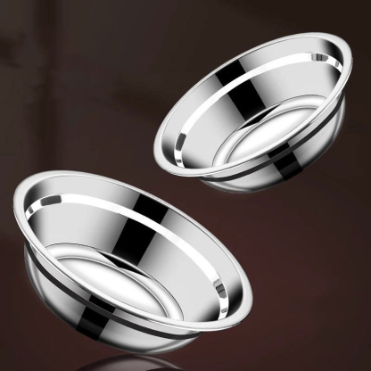 Reisschale und Gemüseschale aus Edelstahl für den Hausgebrauch