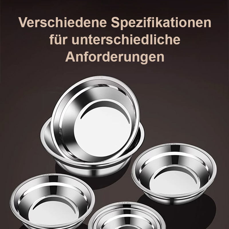 Reisschale und Gemüseschale aus Edelstahl für den Hausgebrauch