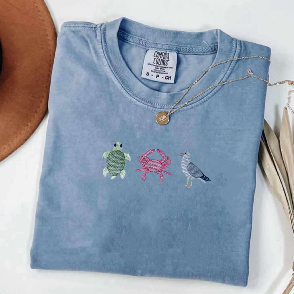 Comfort Color Cute Three Animal T-Shirt