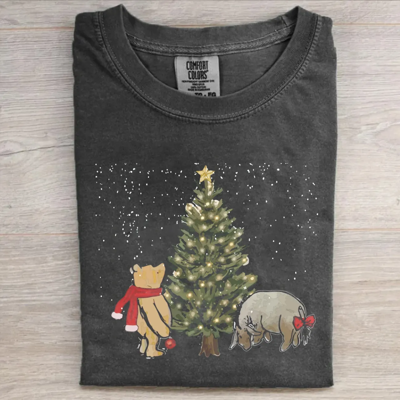 Vintage Christmas Comfort Colors T-shrit