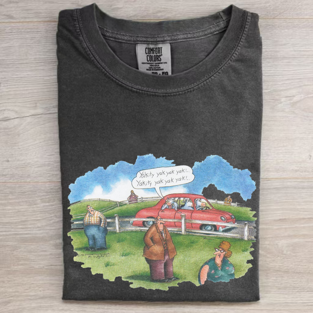 Retro Yakity Yak Yak Yak Funny T-shirt
