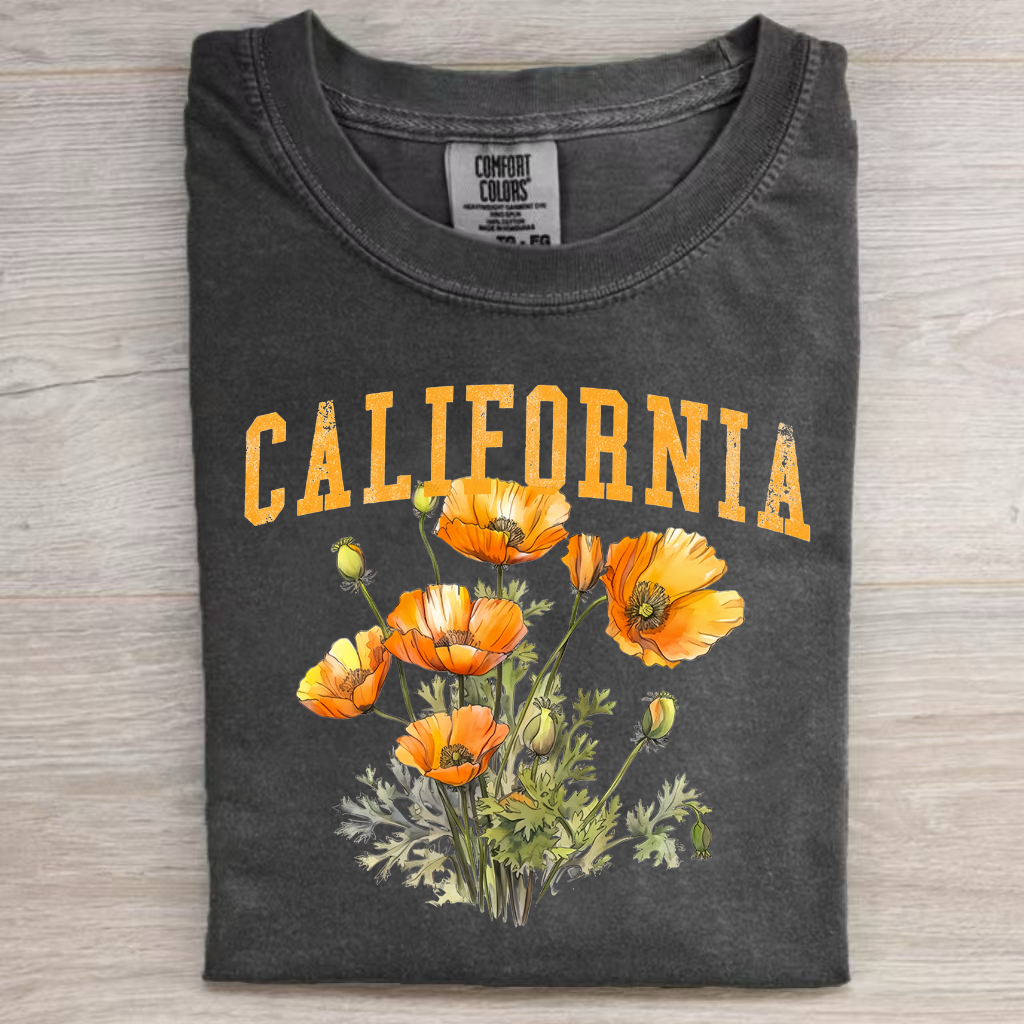 California State Flower Comfort Colors T-shirt
