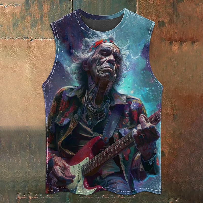 80s Style Funky Music Tank Top