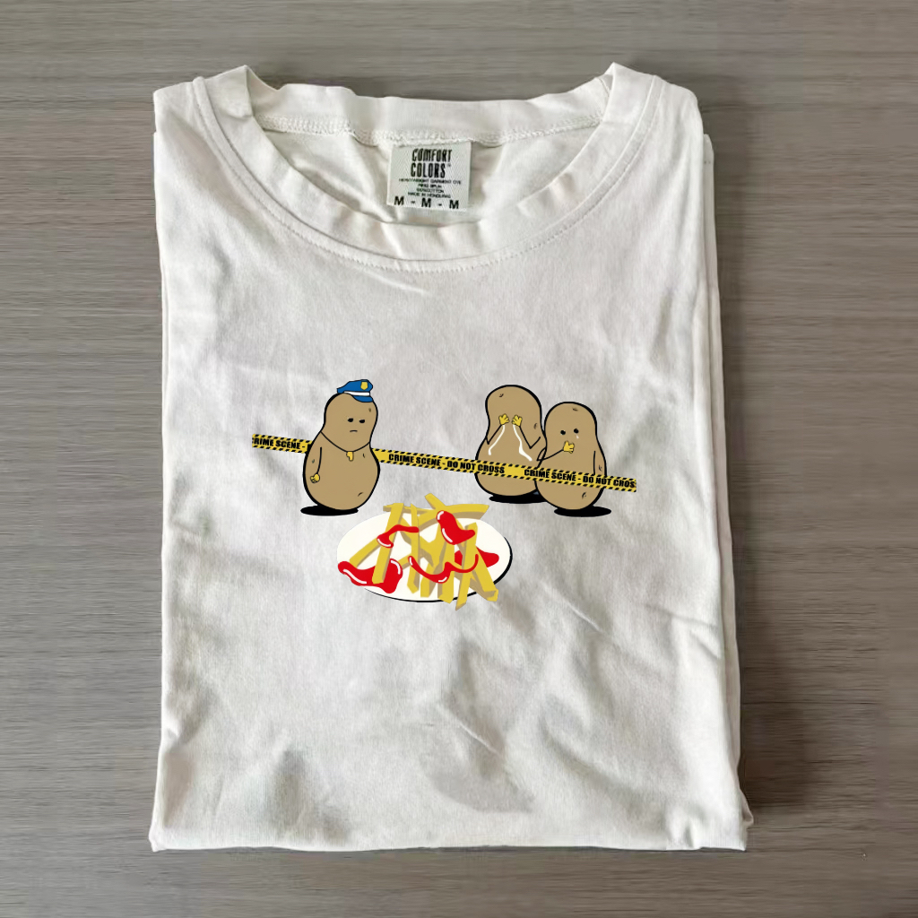 Funny Potato Murder T-shirt
