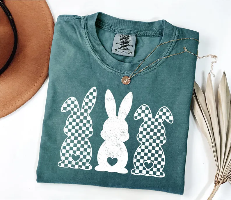 Comfort Colors Retro Easter Bunny T-shirt