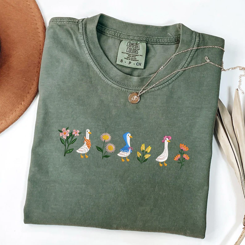 Comfort Color Cute Goose T-shirt