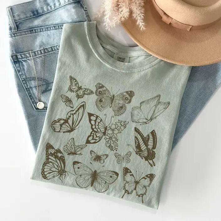 Vintage Butterfly Cottagecore T-shirt