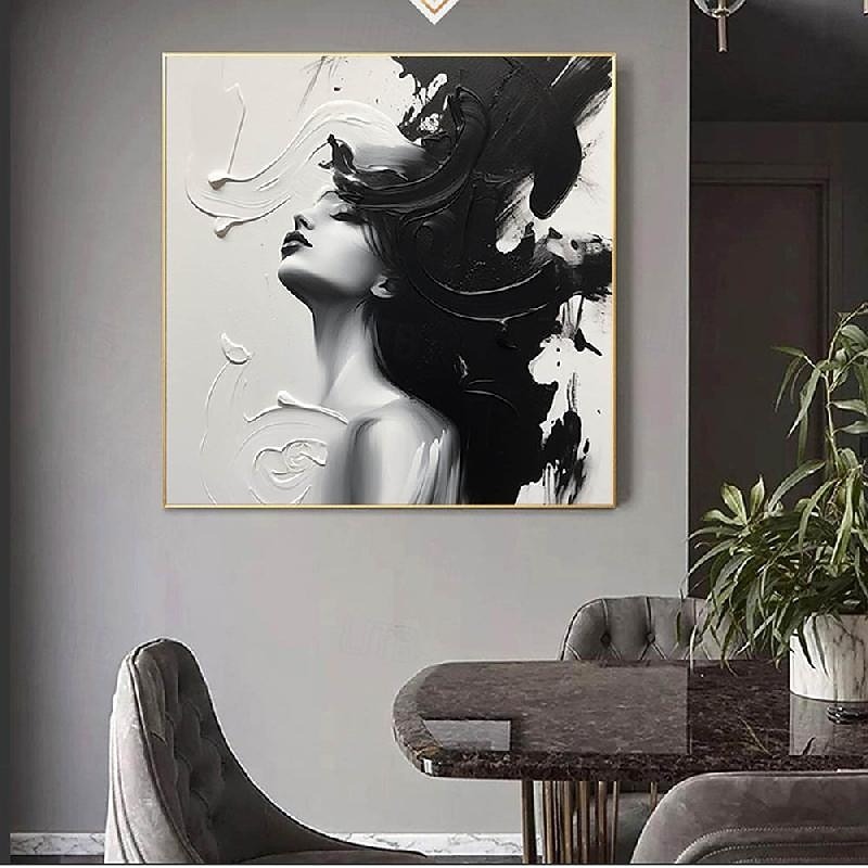 Black and White Ethereal Beauty