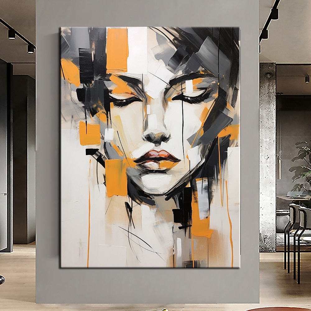 Geometric Muse in Monochrome