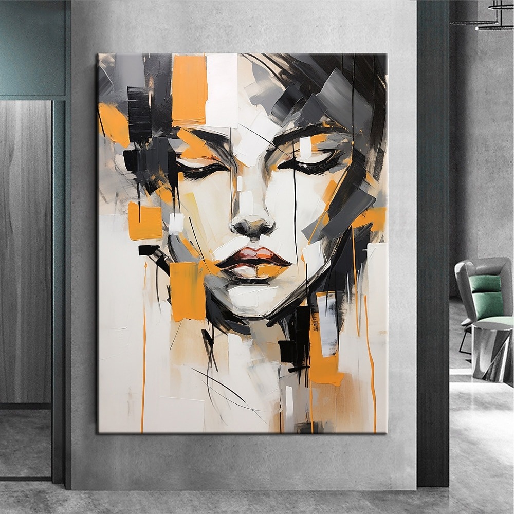 Geometric Muse in Monochrome