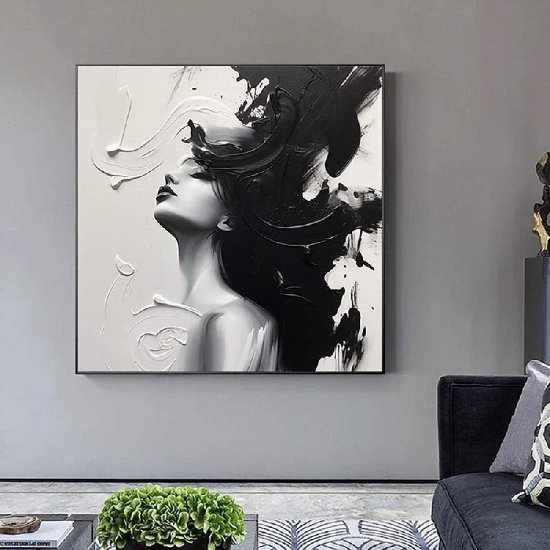 Black and White Ethereal Beauty