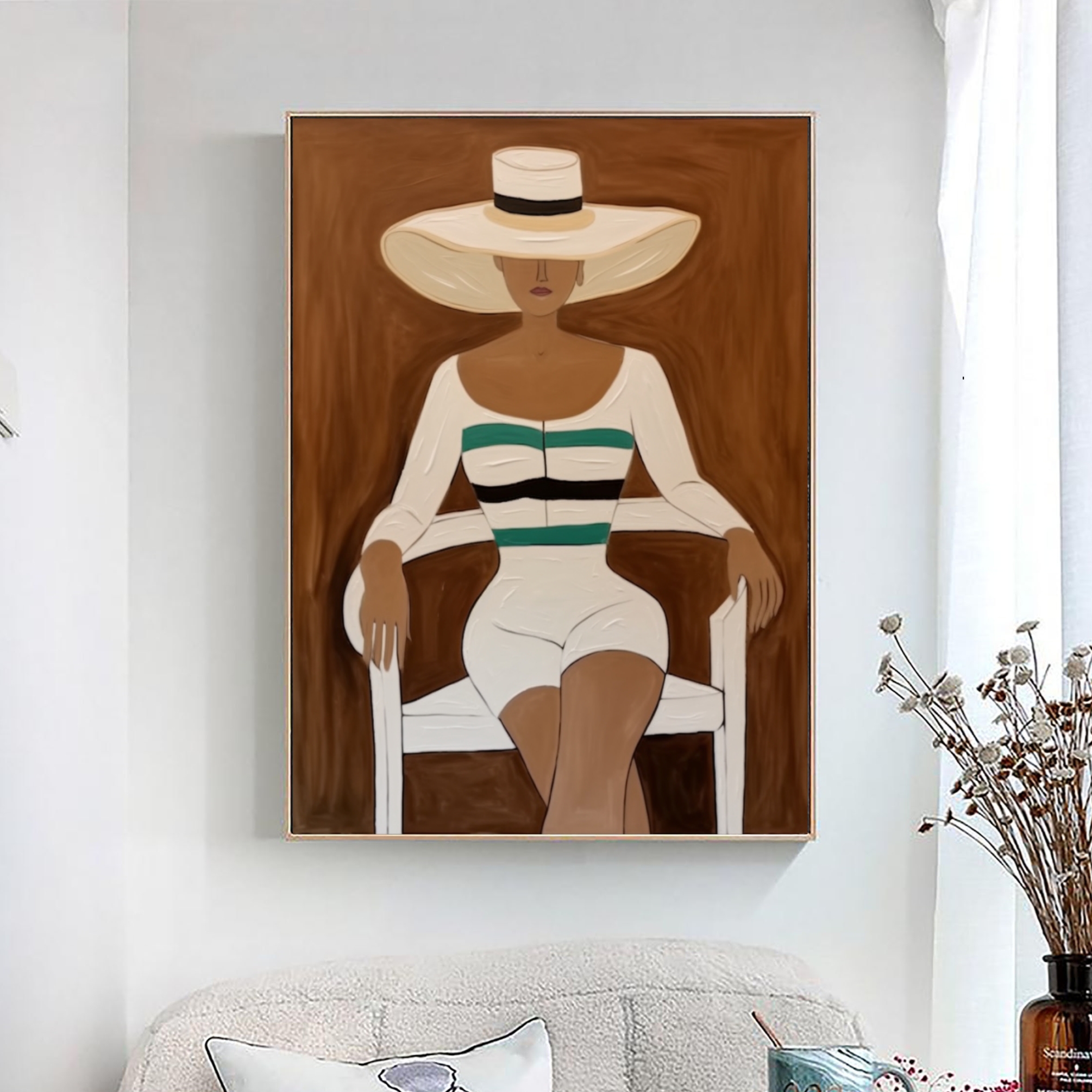Vogue Lady Abstract Fashion Painting