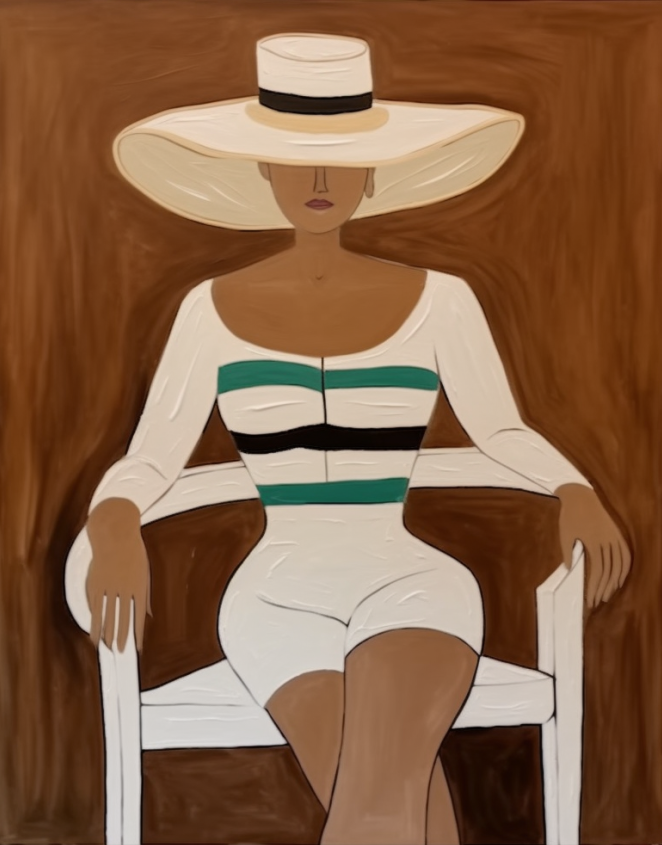 Vogue Lady Abstract Fashion Painting