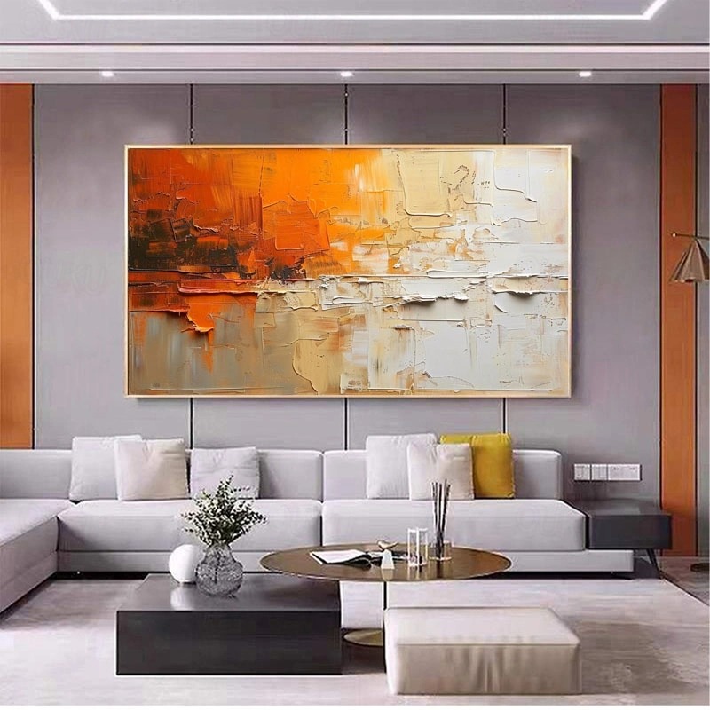 Orange Serenity Canvas