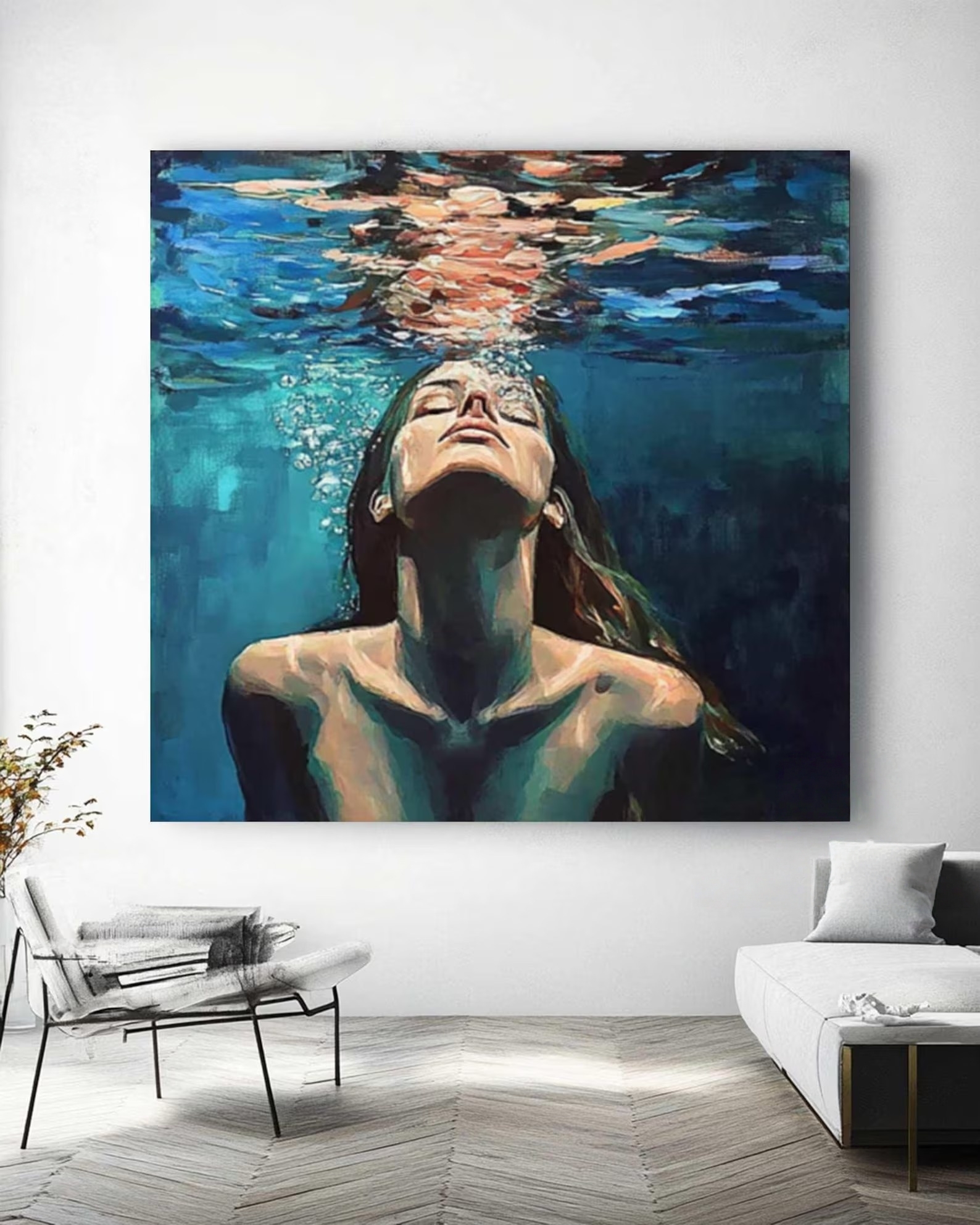 Painted Tranquility Underwater
