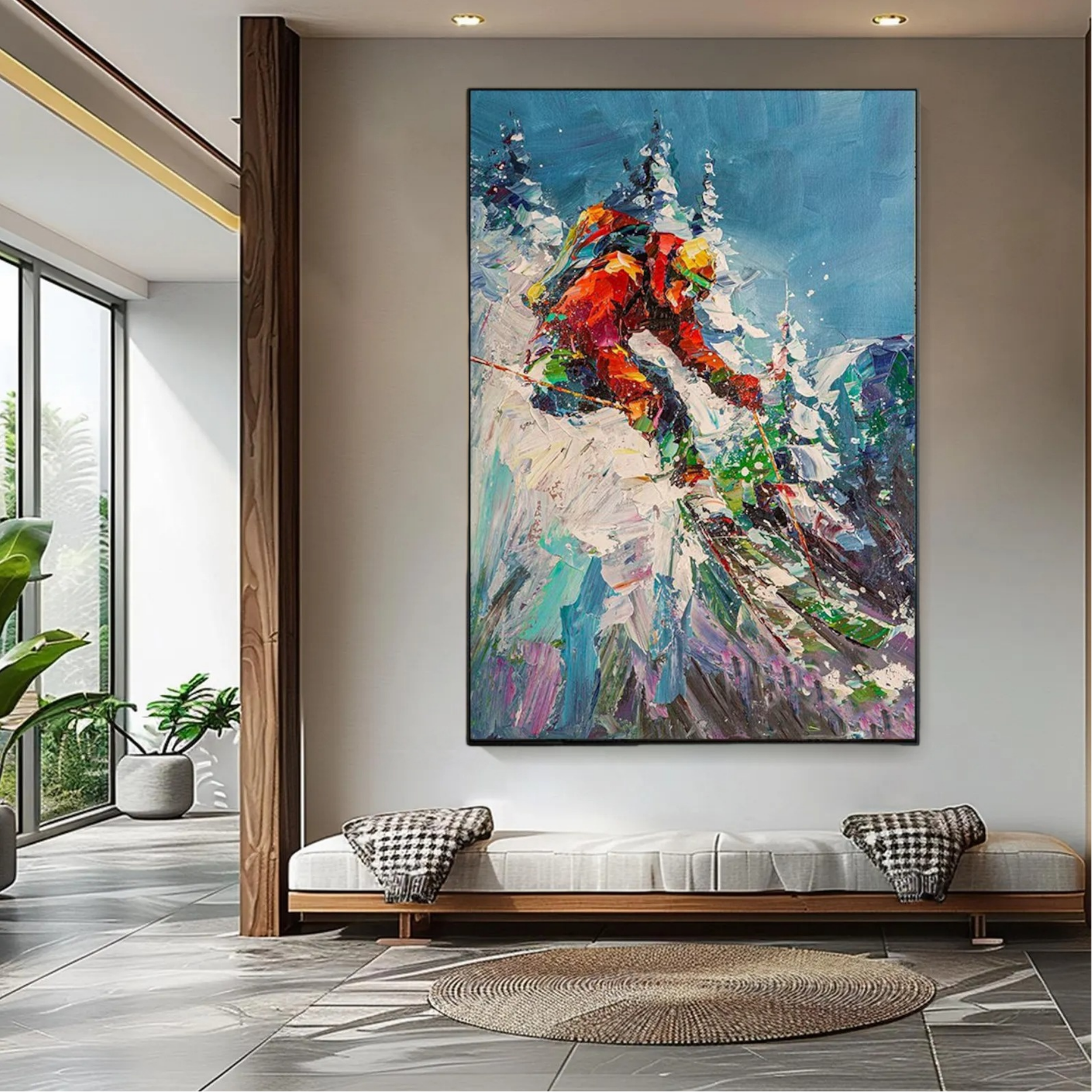 Colorful Alpine Motion Painting