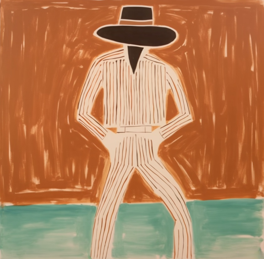 Stylish Hat - Man Artwork